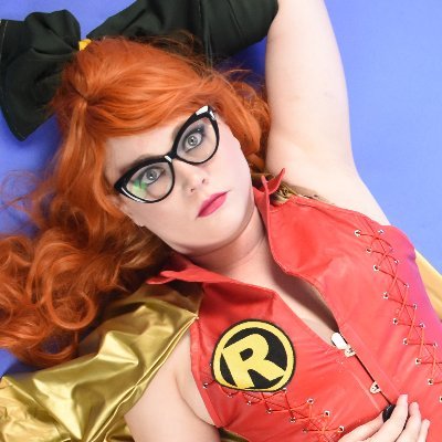 Cosplayer with fibromyalgia and Harley-Quinn Diamond tattoos on all four limbs ;)