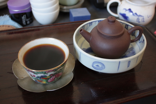 A very serious tea addict