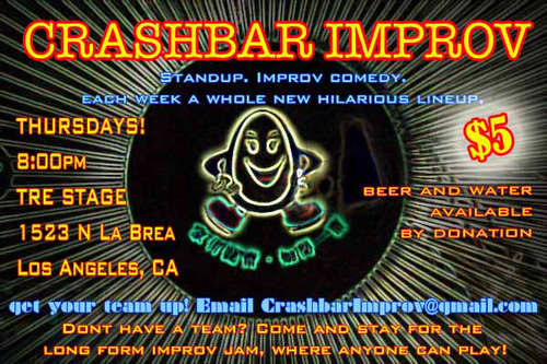 A weekly improv and stand up show in Los Angeles - 1107-A El Centro (off Santa Monica) 90026. Every Sunday night at 7pm.