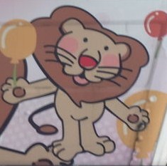 プロフの画像は猫空へのゴンドラのひとつに描かれてた　ライオン　なんともごきげんな感じが素敵ｗｗ