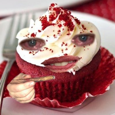 Redvelevet cupcake〜(꒪꒳꒪)〜