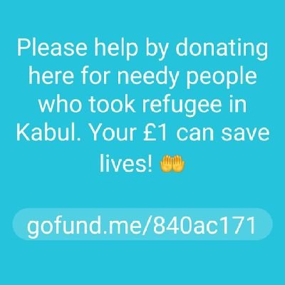 Fund Raising for Needy Afghans in Afghanistan