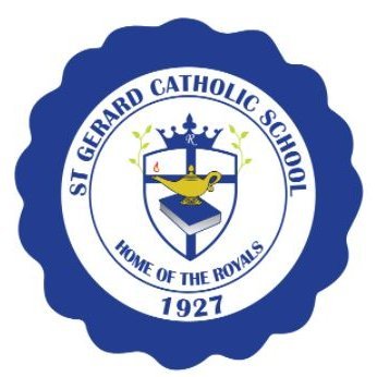 stgroyals's profile picture. Established in 1927, St. Gerard provides quality faith based education & dual college credit opportunities.  A small school with a BIG heart!