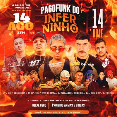 SEJAM BEM VINDOS AO BAILE DO INF 👌🙌 qualquer coisa só chamar na dm os cria administra #INF #MDP #BECODOBIGODE #TURMALINA 👌🎪 TA 3 👌