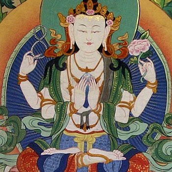 Avalokiteshvara is the bodhisattva who embodies the compassion of all Buddhas.