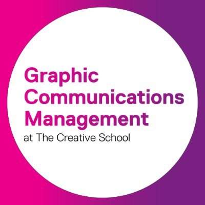 Graphic Communications Management (GCM) @thecreativeschl. Toronto Metropolitan University (formerly Ryerson University). #TheFutureIsCreative #TorontoMet