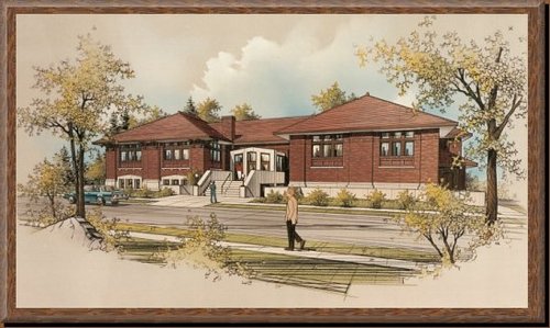The public library of Belvidere, Illinois.