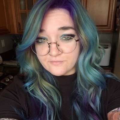 GlitchedGhoul's profile picture. Hermit chick who'd rather live in video games. Professional Nap-Taker. She/Her.