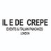 IL E DE CREPE Italian Crepes Catering London, UK (@iledecrepe_com) Twitter profile photo