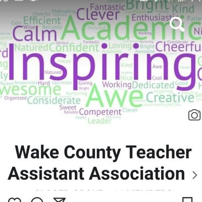 WCTAA will aspire to support, encourage, educate, and celebrate Wake County Instructional Assistants.