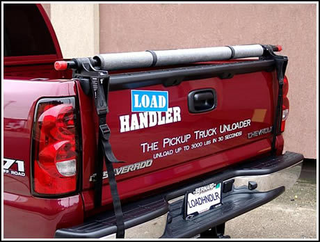 Easy way to empty your pickup truck. Simple fit, low cost and safe. Logs, chip, soil, gravel, hay, straw. Arb, Farm, Landscape, Smallholder. Just crank it out!