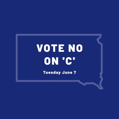 ❌Amendment C❌ an attack on South Dakotan's right to use citizen ballot initiatives to pass laws like Medical Marijuana & the Minimum Wage. On 6/7/22 #VoteNoOnC