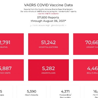 OpenVAERS takes the PUBLICLY available data from VAERS and make it more user friendly. We are a PRIVATE entity, not affiliated with HHS, the CDC or the FDA.