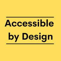 Accessible by Design (@access_designed) Twitter profile photo