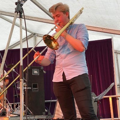 Trombone player from Oxfordshire.