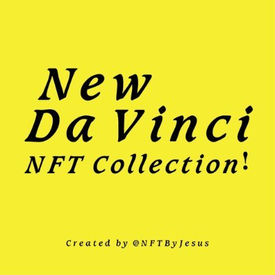 NewDavinciNFT's profile picture. 🚀 "New Da Vinci" is a 19/19 #NFTcollection of re-creation and redraws of approved Da Vinci #artwork with a new and #surreal concept. 🎨 Creator: @NFTbyJesus
