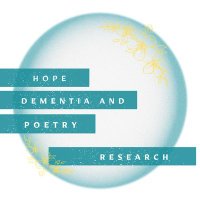 Hope, Dementia And Poetry Research (@dementiapoetry) 's Twitter Profile Photo Hope, Dementia And Poetry Research (@dementiapoetry) 's Twitter Profile Photo