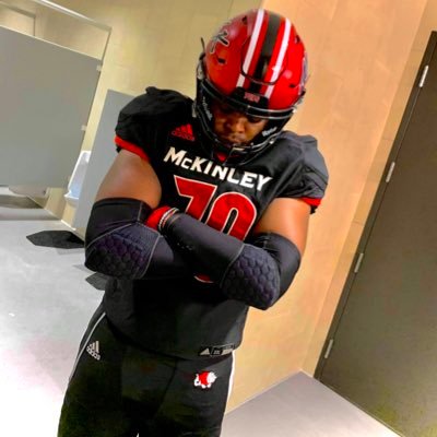 I’m a 6’0 Defensive Tackle For Canton McKinley CO:2021 weight: 250
