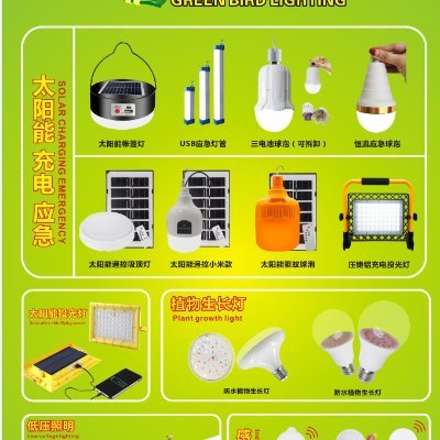 greenbirdlight1's profile picture. emergency bulb lamp, charging bulb lamp, acousto-optic control, radar human body induction bulb lamp, solar lighting, outdoor lighting, fresh lamp lighting