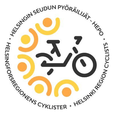 Helsingin seudun pyöräilijät ry (Hepo) on pääkaupunkiseudun pyöräilyn ja pyöräliikenteen edistämisyhdistys. Liity jäseneksi! https://t.co/zqJvdIRuSD