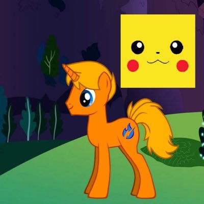 Friendly person and loves MLP and I am a Brony. I’m 24 years old and my OC’s name is Lightning Flame. But you can call him Flambo, that’s his nickname.