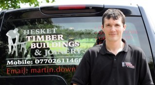 Timber buildings specialist manufacturing Offices, Garden Rooms, Greenhouses, Summerhouses, Garages, Sheds & general and bespoke joinery services. Martin Downie