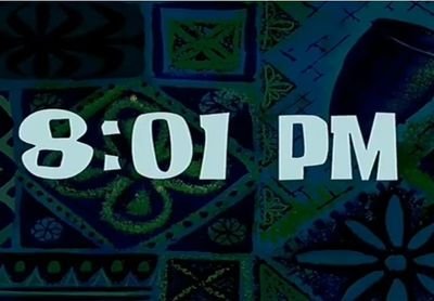 It's 8:01 PM. At least 1-3 Tweets per week at 8:01 PM (U.S. EST)/11 PM (U.S. PST). Inspired by @OhBoy3AM3