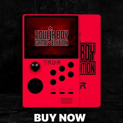 Soulja Boy Game 3.5-inch touchscreen. Powered by @TRDRPocket, it includes Netflix, Spotify and Apple Music right out of the box. #SouljaBoyGame order now