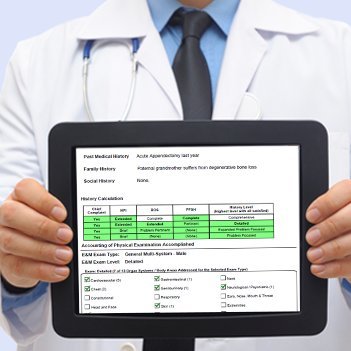 Healthcare application that works with existing medical software for clinics and physician's offices.