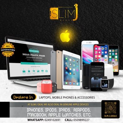 We deal in Genuine Apple Products:iPhones,iPads,MacBooks,I watches etc and windows laptops . ☎️ Call or WhatsApp- 0249102691