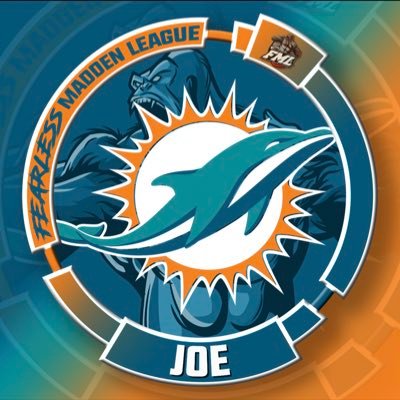 Official twitter of the Miami Dolphins Competing in the Fearless Madden League!