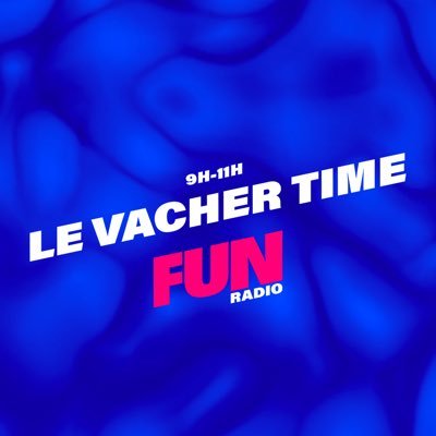 Twitter Officiel de l’émission LE VACHER TIME sur @funradio_fr | 9h-11h | On se marre bien, vous venez ? #VacherFunRadio