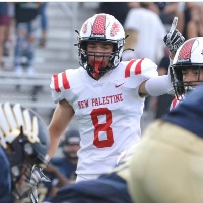 New Palestine 2023 DB 182 5’11 GPA 3.83