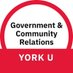 YorkU Government & Community Relations (@YorkUGCR) Twitter profile photo