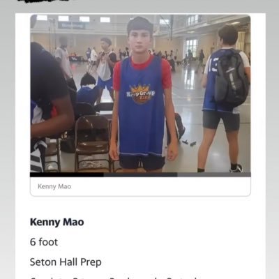 Summit ‘24 l Instagram: kmao23 l YouTube: Kenny Mao l Email: ken.mao23@gmail.com | Phone: 908-858-4971 | 6’2 170 lbs