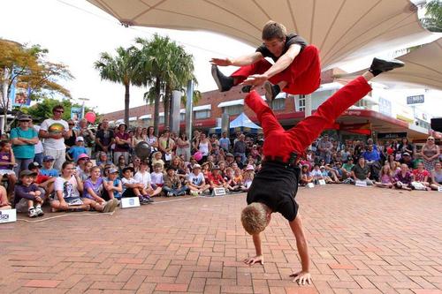 Acrobatics, Comedy, and Juggling combined like never before. Unique stunts suitable for just about any event!