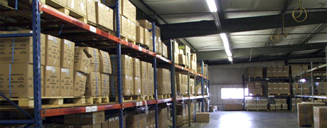 Pallet storage - Handline specializes in providing contract packing services and warehousing solutions.