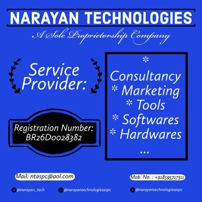 Narayan Technologies (ASPC)☎️📞| Service Provider | Marketing | Software | Hardware | DPXI |📱+918595717311| The +917353339011 is no longer our number, s.June22