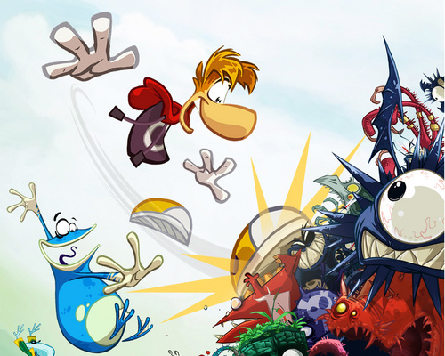 Rayman Origins: a high-definition, 2D side-scrolling, platforming adventure in full 4-player co-op!