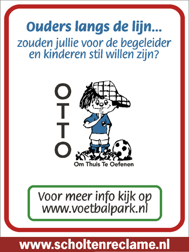 Volg voetbalpark en word op de hoogte gehouden met tips en trucs voor de jeugd met OTTO (Om Thuis Te Oefenen). voetballen trainer, voetbal training,
