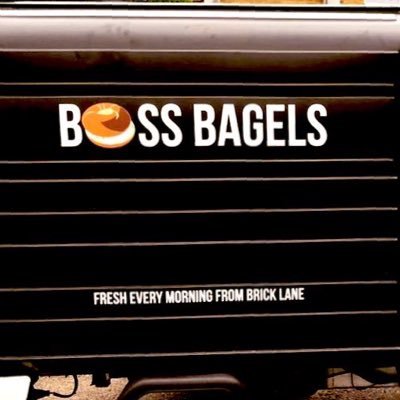 Boss match day scran situated outside The Derry social club on Mere Lane Liverpool. World famous Brick Lane Bagels a stones throw from Anfield 🥯⚽️🔴