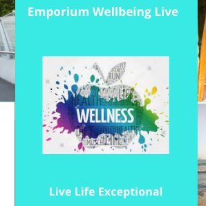 Emporium Wellbeing Live is a unique blend of Wellbeing. Health. Food. Spiritual fields. Educational Events.