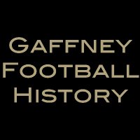 Gaffney Football History(@Gaffney_History) 's Twitter Profile Photo