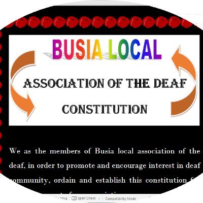 Inclusive community for the deaf in our Samia mother land. we Never wished to be deaf nor any disability but we found ourselves in this situation.