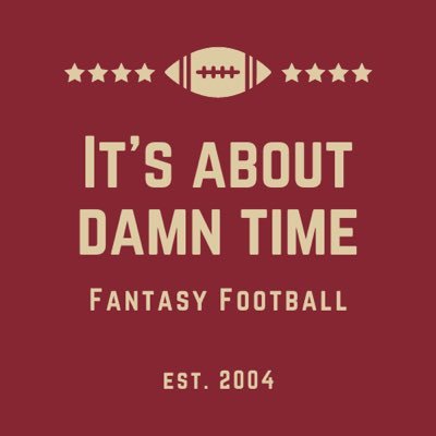 It's About Damn Time is a 12-team fantasy football league. Founded in 2004. #IADT