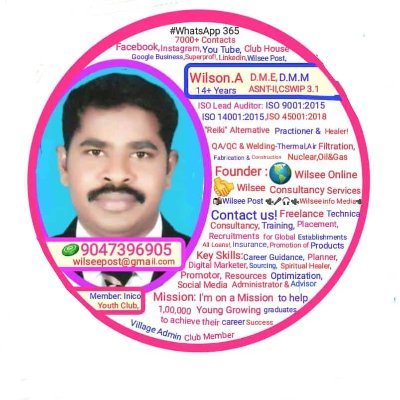 Working as a QA/QC Inspector at Heisco Kuwait (Oil and Gas) and D.M.E,PGDOM,PGPME,ASNT Level-2(PT,MT,RT,UT,VT,RTFI),CSWIP-3.1& Lead Auditor ISO-9001,14001,45001