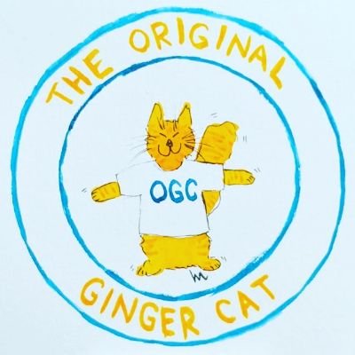 The Original Ginger Cat (The O.G.C.) is the first of the Happy Cats creations by Lisa Michelle @handonheartart