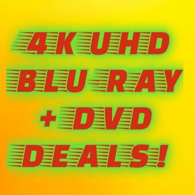 4K UHD, BLU-RAY & DVD DEALS + PRE-ORDERS

As an Amazon Associate I earn from qualifying purchase