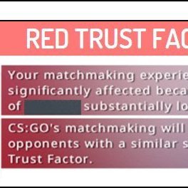TrustfactorCSGO's profile picture. Red Trust Factor on CS:GO, Share Your Experience