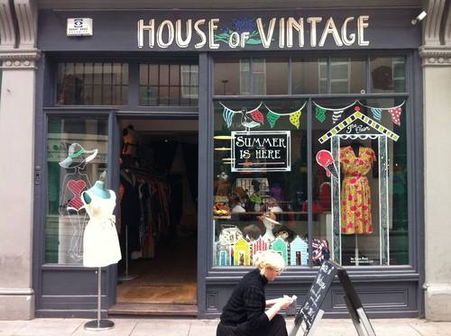 We are a vintage shop on Cheshire Street, East London. WE ARE OPEN 7 DAYS A WEEK! Come on by.